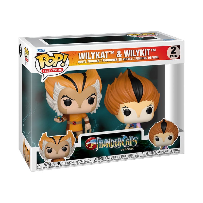 Thundercats pop! Vinylfigurer 2-Pack Wilykat & Wilykit 9 cm