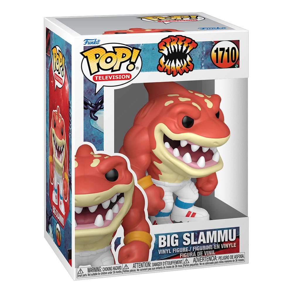 Straßenhaie Pop! Fernseh -Vinyl -Figur Big Slammu 9 cm
