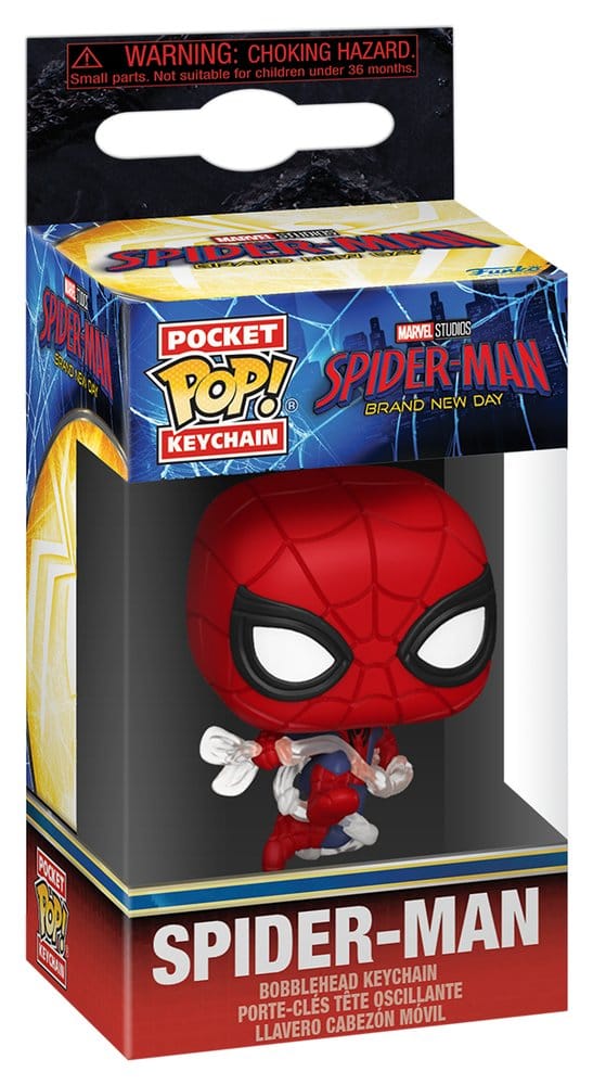 Spider-Man: ¡Nuevo día Pocket POP! Llaveros Vinilo 4 cm Display (12)
