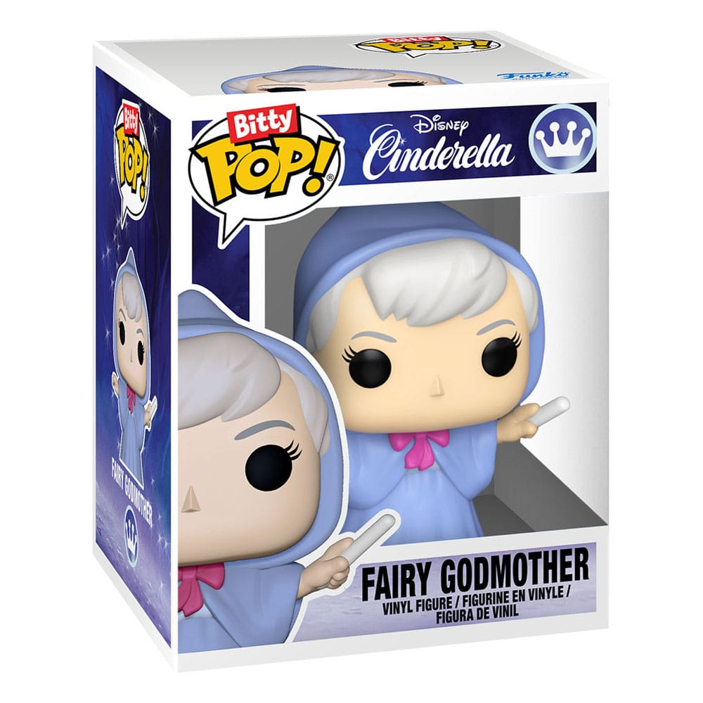 Disney Bitty POP! Présentoir avec 2 figurines en vinyle Le Château de Cendrillon