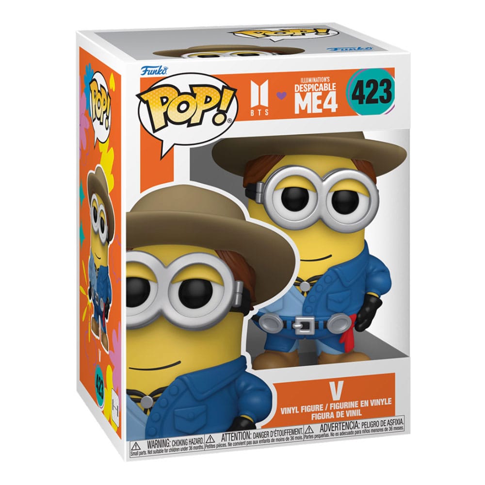 Minions X BTS Pop! Rocks Vinyl Figur V 9 cm