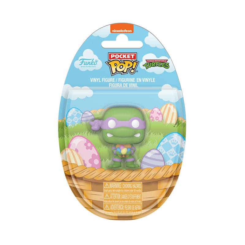 Teenage Mutant Ninja Turtles Cep POP'u! Vinil Şekil Paskalya Donatello 4 cm Ekran (16)