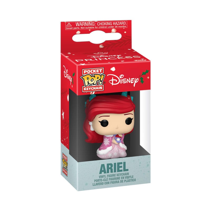 Disney Prenses Pop! Vinil anahtarlıklar 4 cm tatil ariel ekran (12)
