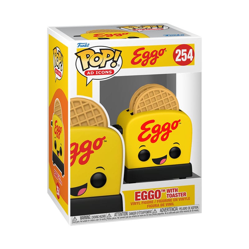 La pop de Kellogg! Icônes AD Vinyl Figure Eggo avec grille-pain 9 cm
