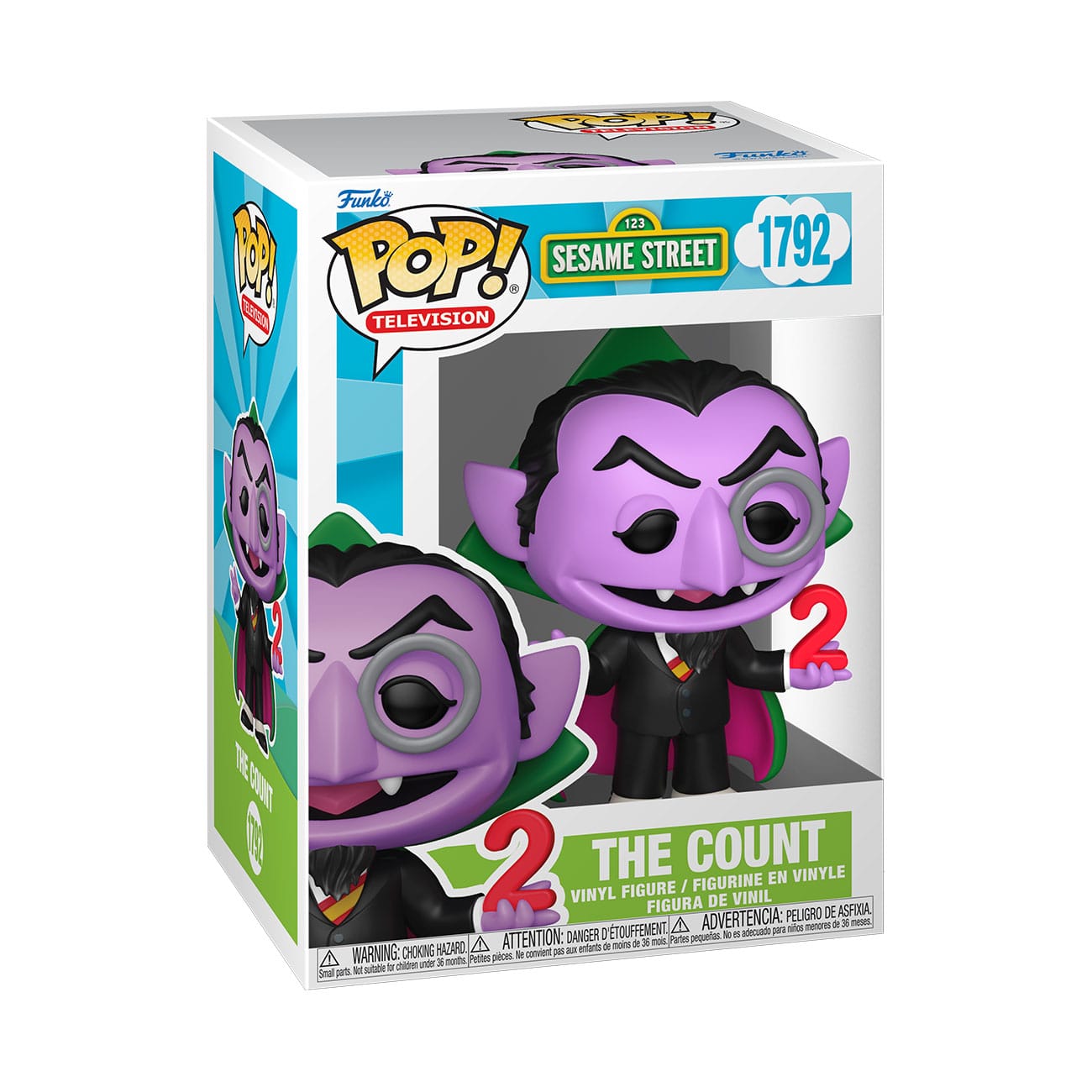 Sesamgatan POP! TV Vinylfigur The Count 9 cm