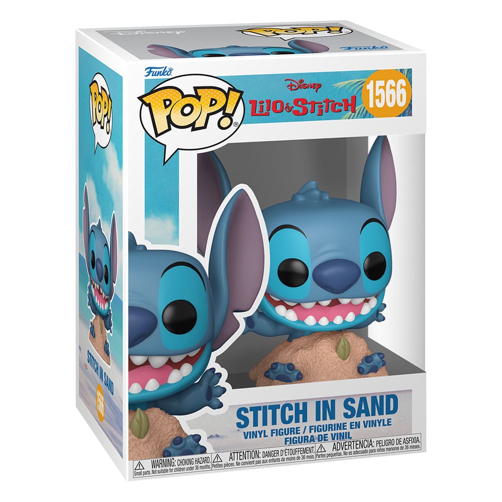 Lilo & Stitch Pop! Punto di figura in vinile in sabbia 9 cm