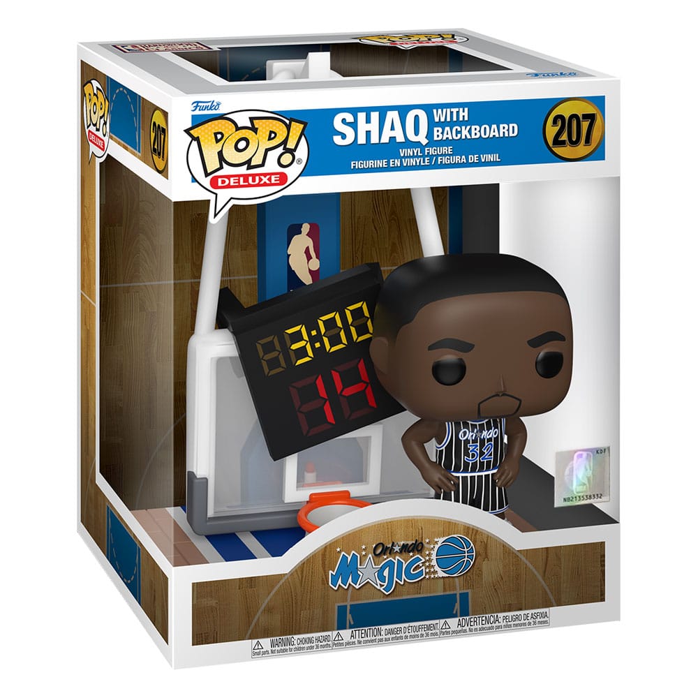 NBA Legends Pop! Sport shaq figura in vinile deluxe con tabellone 16 cm