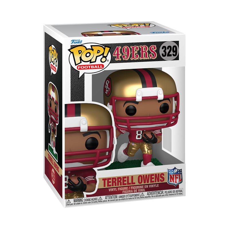 NFL: Legends POP! Sport-Vinylfigur Legends – Terrell Owens (49ers) 9 cm