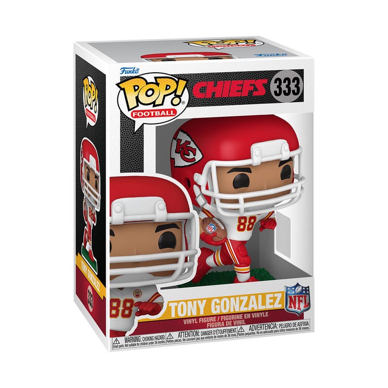 NFL: Leyendas POP! Figura Vinilo Deportivo Legends- Tony Gonzalez(Chiefs) 9 cm
