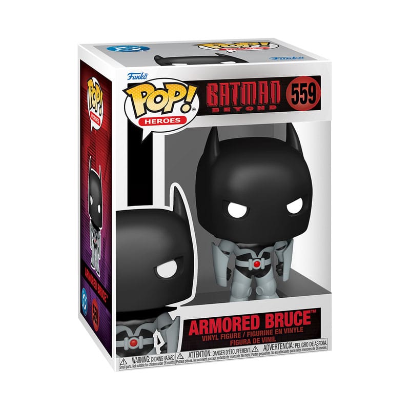 Batman Beyond Pop! Heroes Vinyl gepanzerte Bruce 9 cm