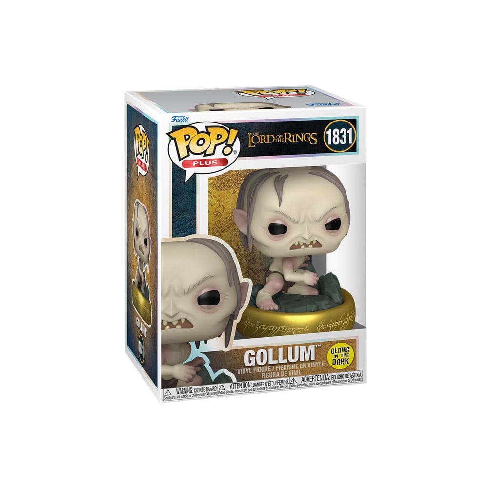 Lord of the Rings Pop! Pluss filmer vinylfigurer gollum (GW) 9 cm