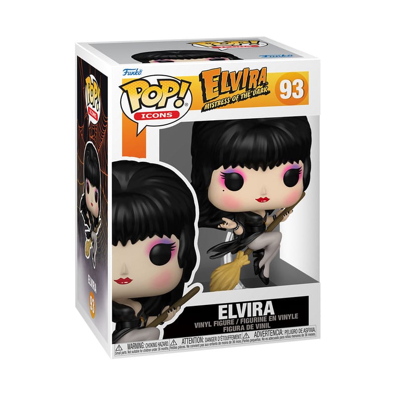 Elvira Pop! Ikoner vinylfigur Elvira Broom 9 cm