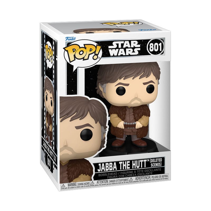 ¡La Guerra de las Galaxias POP! Figura Muñeco Vinilo Jabba el Hutt (Escenas Eliminadas) 9 cm