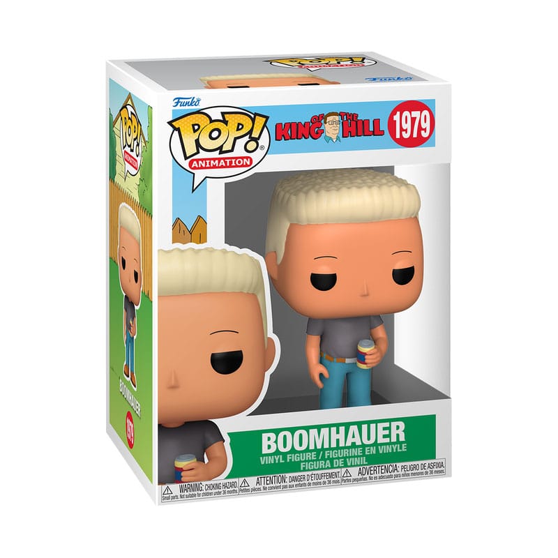 King of the Hill Pop! TV vinil figura Boomhauer 9 cm