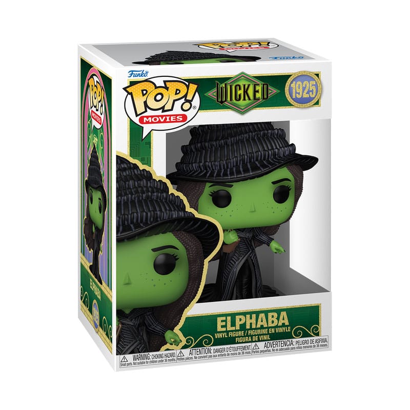 Böser POP! Vinylfigur Elphaba mit Grimmerie 9 cm