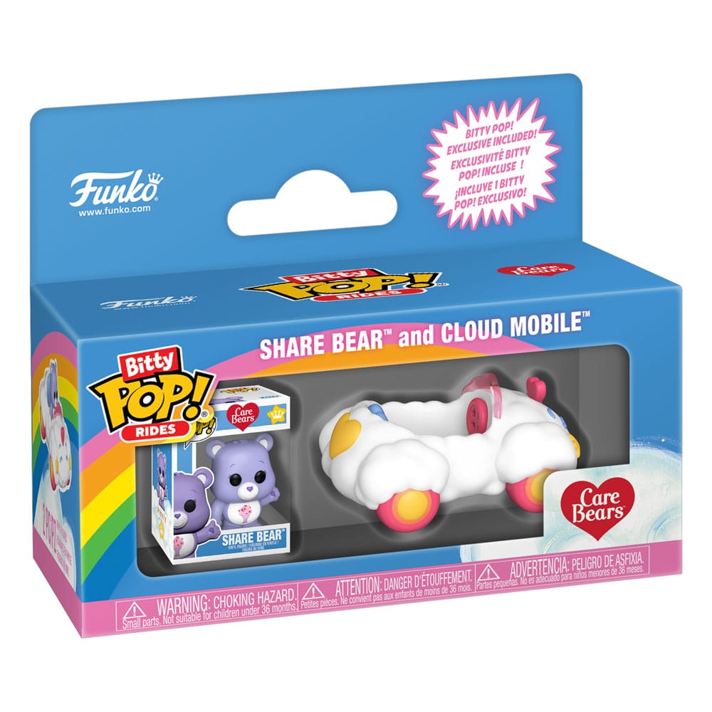 Zorg draagt bitty pop! Rijdt vinylfiguur delen Bear en Cloud Mobile