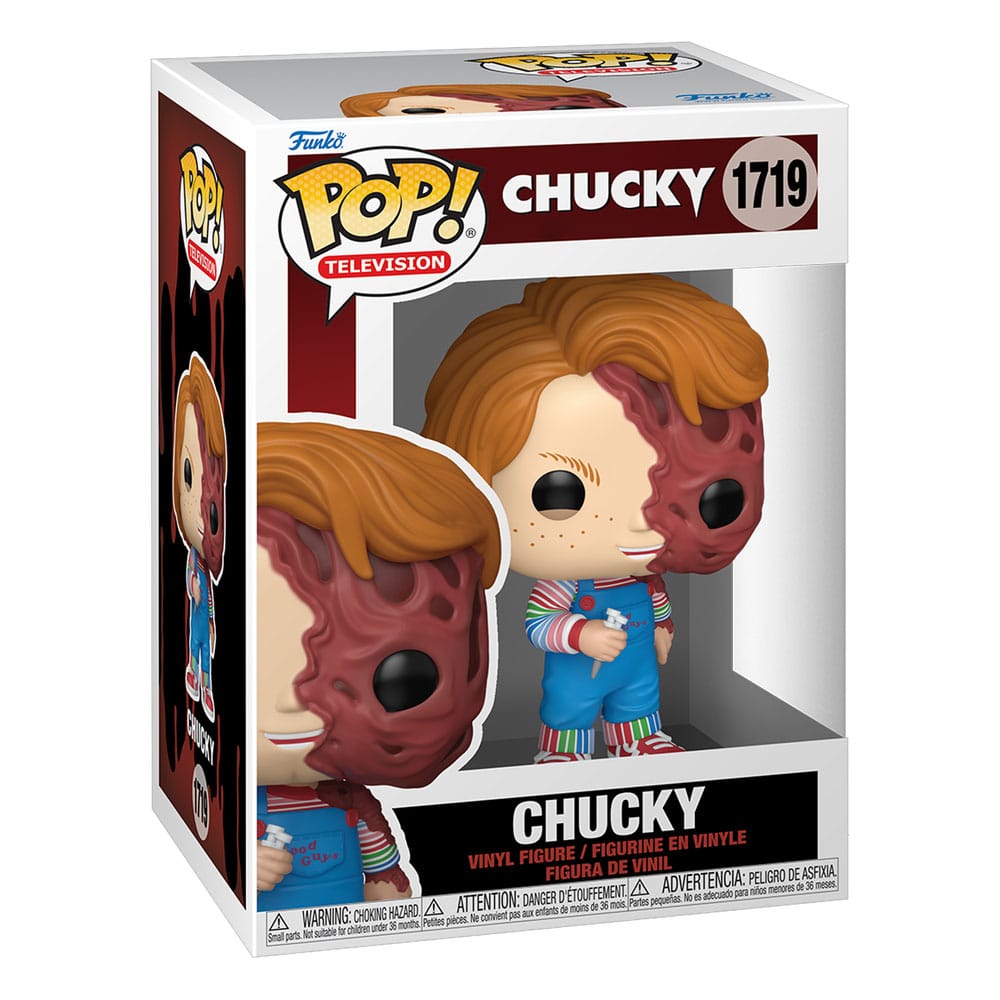 Chucky Pop! Televizijski vinil lik Chucky (rastopljeno lice) 9 cm