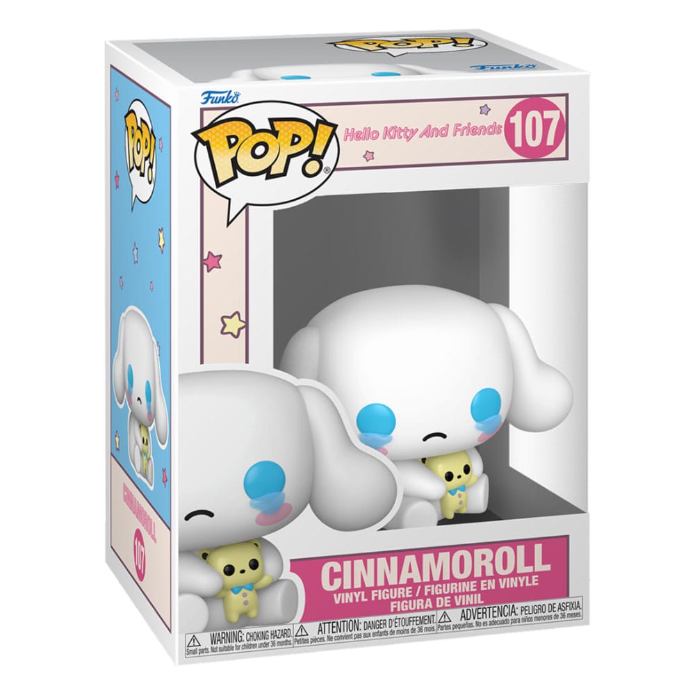 Sanrio Pop! Animation Vinyl Figure Hello Kitty - Cinnamoroll (min) 9 cm