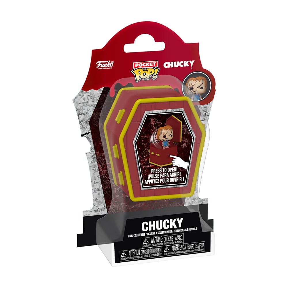 Kind Speel Coffin Pocket Pop! Vinyl figuur chucky
