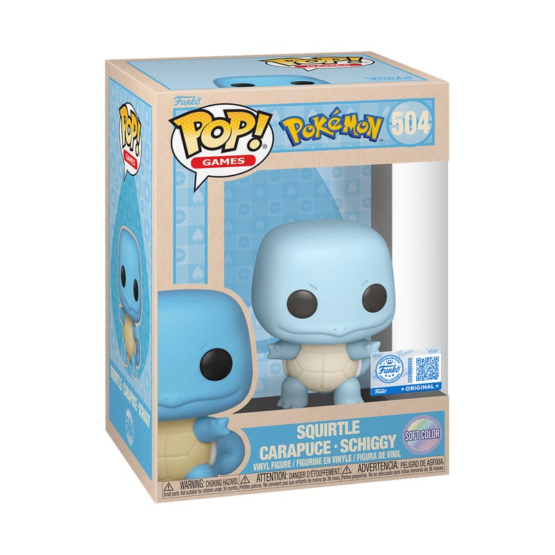 Pokemon Pop! Spill Vinyl Figur Squirtle (SFTCLR) 9 cm