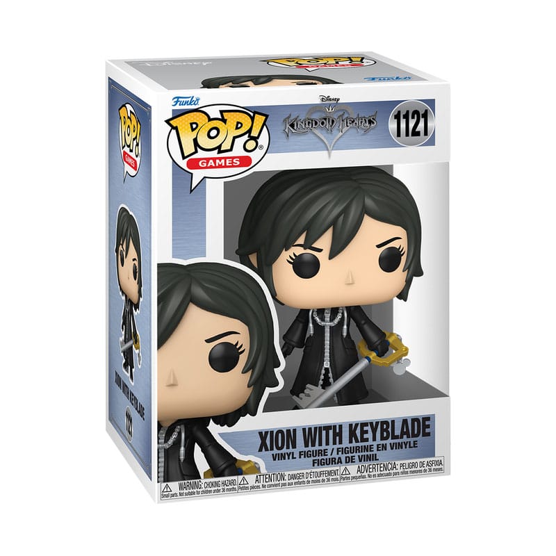 Kingdom Hearts POP! Spill Vinyl Figur Xion m/ Nøkkelblad 9 cm