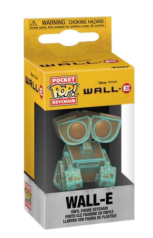 Wall-E POP! Vinyl-Schlüsselanhänger 4 cm Wall-E (Patina) Display (12)