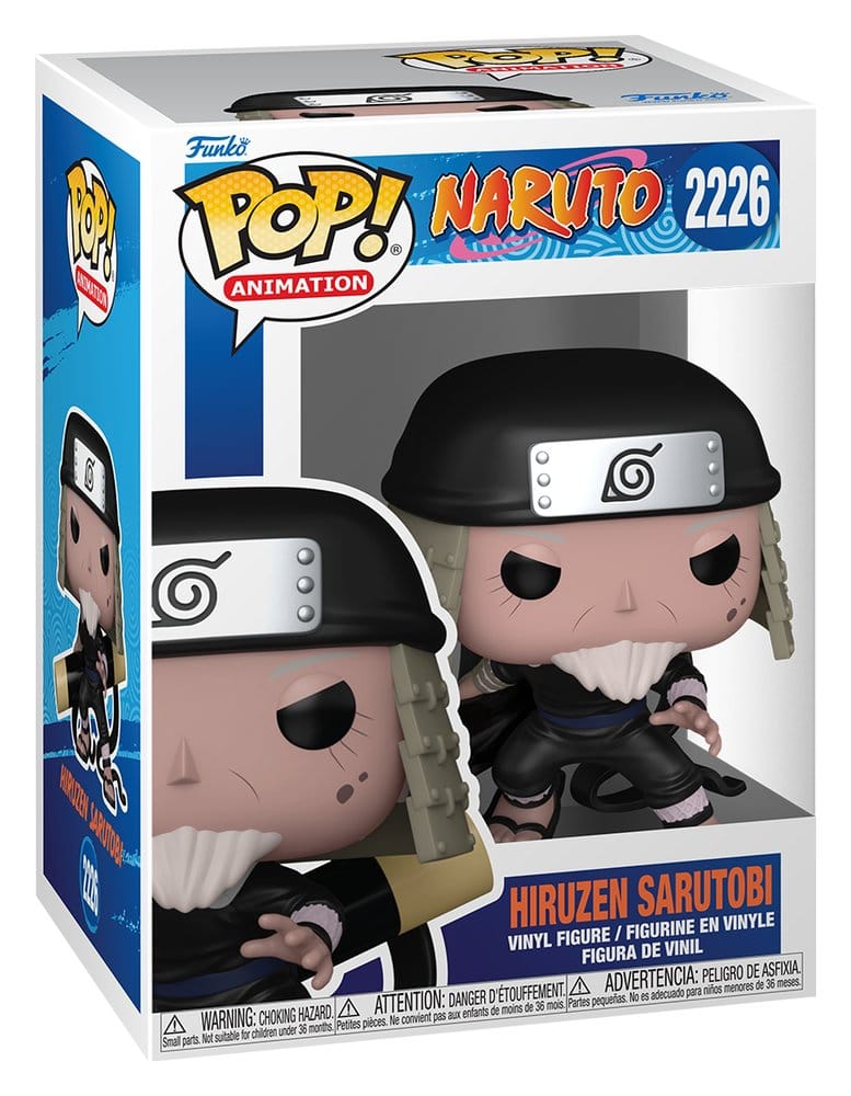 Naruto Clásico POP! Figura Vinilo Animación Hiruzen 9 cm