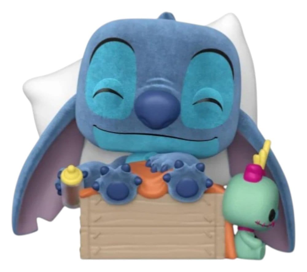 Lilo & Stitch POP! Plus Vinyl Figur Sovende Sting in Box *Eksklusiv version* 9 cm