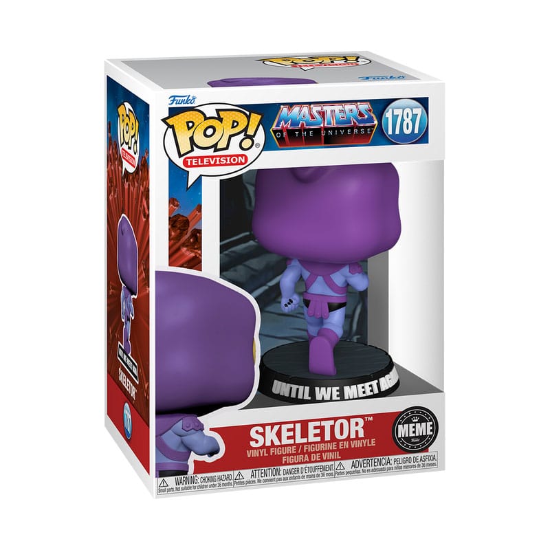 Maestros del Universo POP! Figura Vinilo Animación Meme - Skeletor Huyendo 9 cm