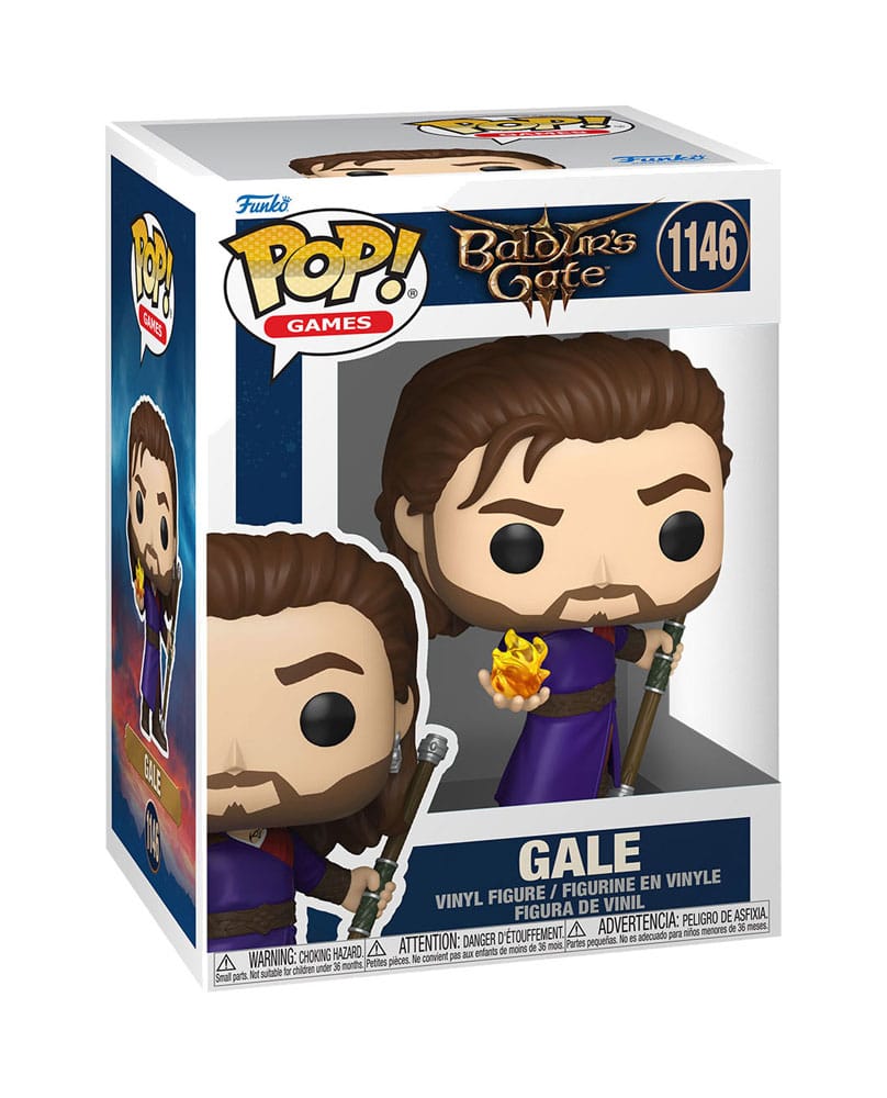 Baldur's Gate 3 POP! Spil Vinylfigurer Gale with Glow Chase 9 cm Sortiment (6)