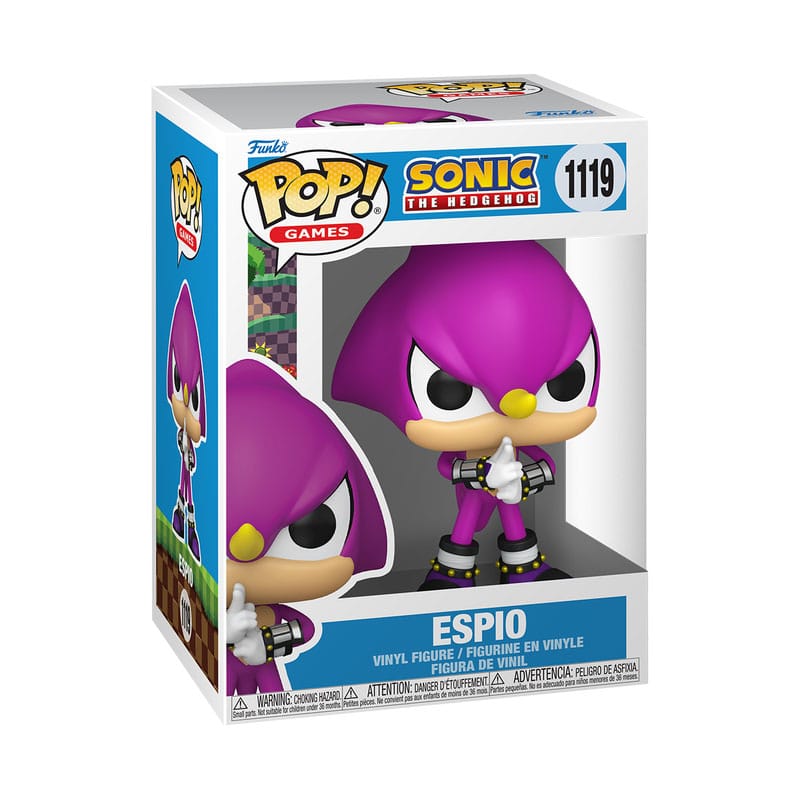 Sonic the Hedgehog Pop! Juegos Figura de vinilo Espio The Chameleon 9 cm