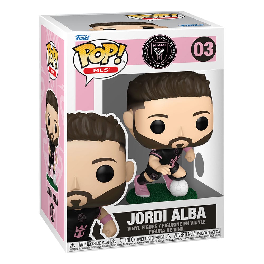 MLS POP! Sportvinyl figuur inter miami-jordi alba (weg) 9 cm