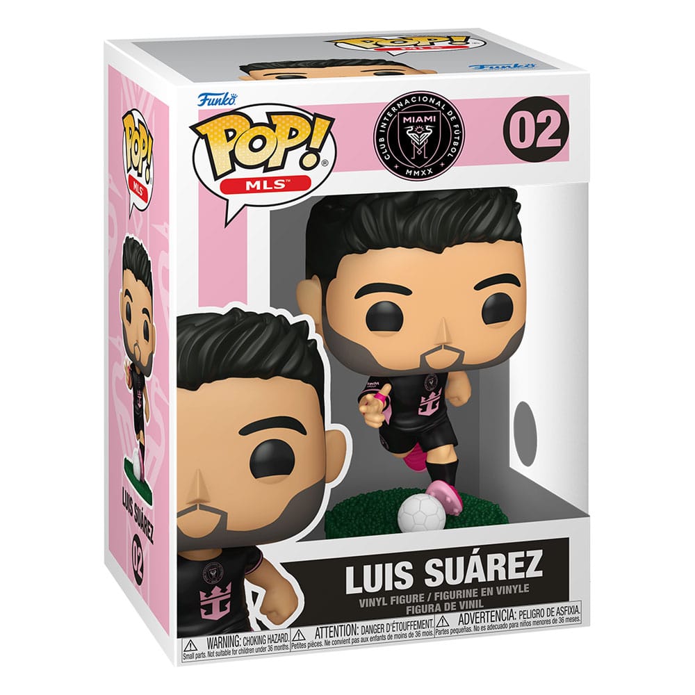 MLS POP! Sports Vinyl Figure Inter Miami- luis Suarez (Away) 9 cm