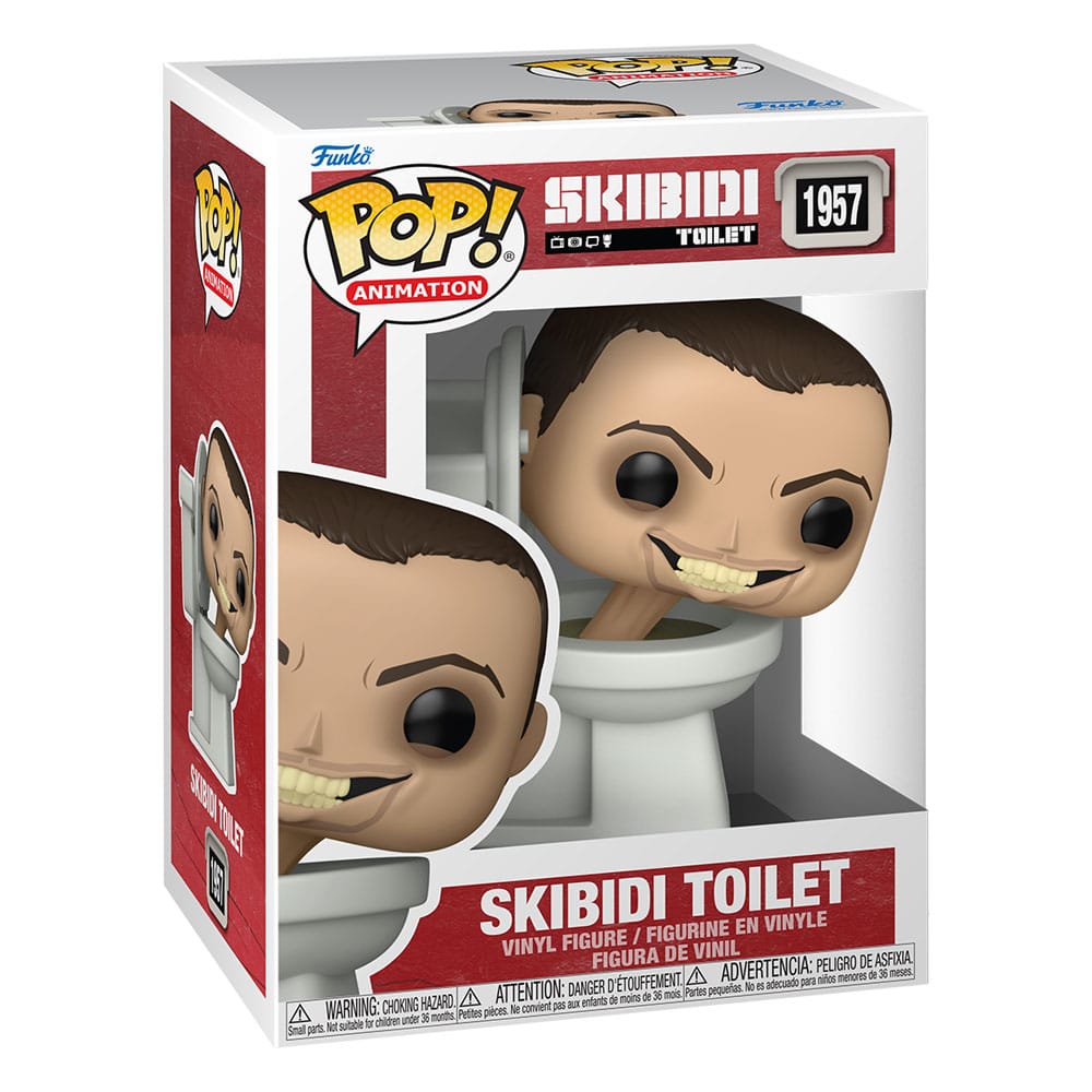 Skibidi tuvalet pop! Kayalar Vinil Şekil Skibidi tuvalet 9 cm