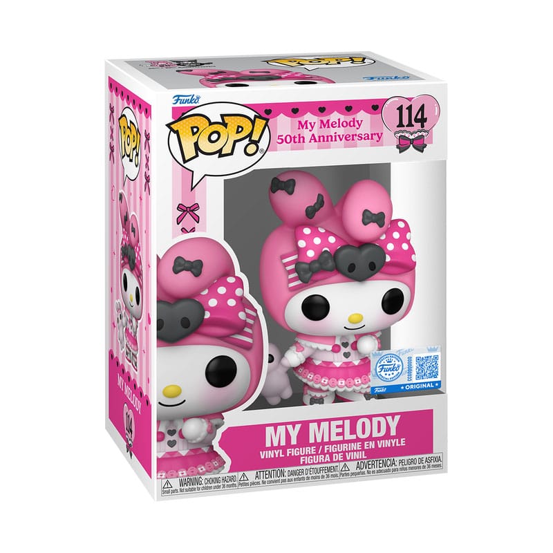 Sanrio Pop! Vinile di animazione figura la mia melodia- la mia melodia (SPC) 9 cm