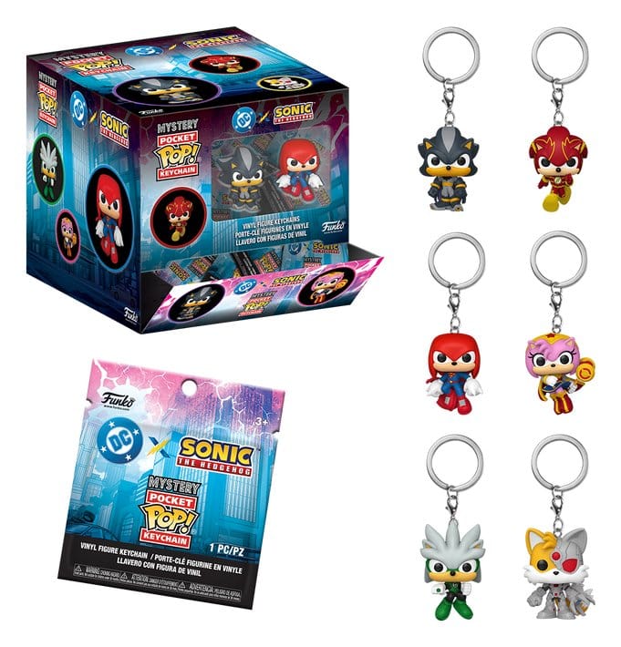 Sonic le Hérisson POP! Présentoir Porte-clés Vinyle 4 cm (12)