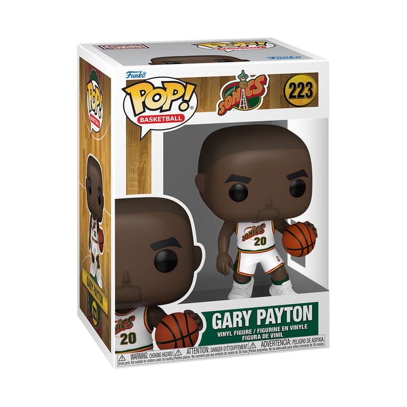 NBA Efsaneleri POP'u! Spor Vinil Şekil Sonics - Gary Payton 9 cm