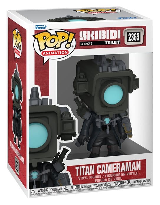 Skibidi Toilet POP! Rocks Vinyl Figur Titan Cameraman 9 cm
