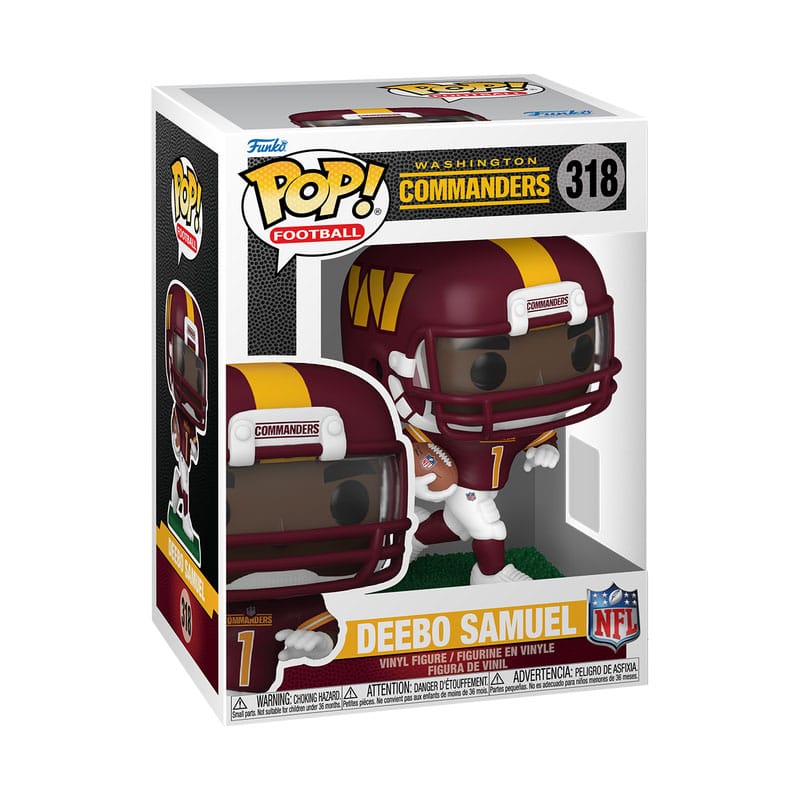 NFL: Legends Pop! Sport Vinyl Figur 49ers- Deebo Samuel (ny) 9 cm