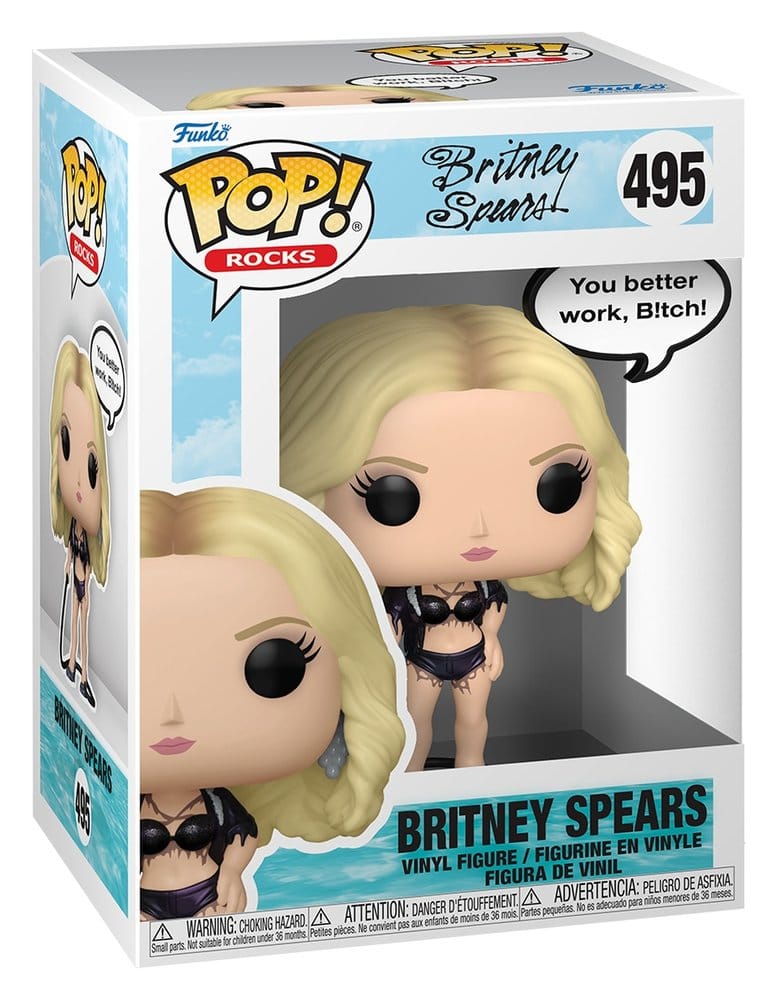 Britney Spears POP! Sprüche Vinylfigur You Better Work 9 cm