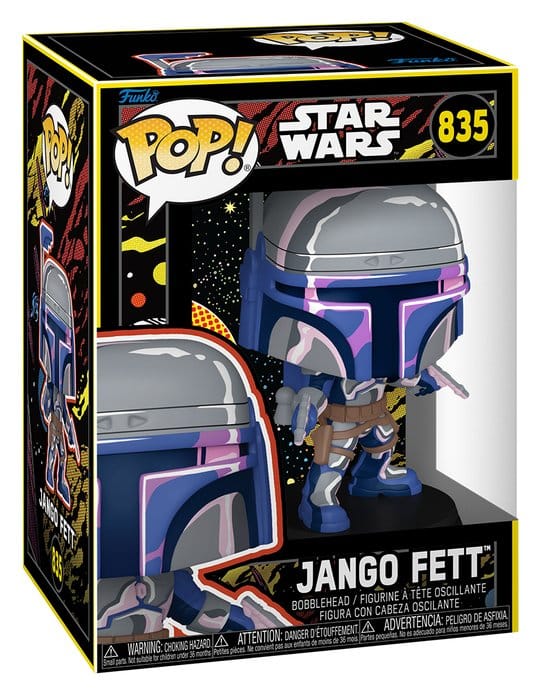 Star Wars: Mandalorian & Grogu POP! Vinylfigur Jango Fett (Retro) 9 cm
