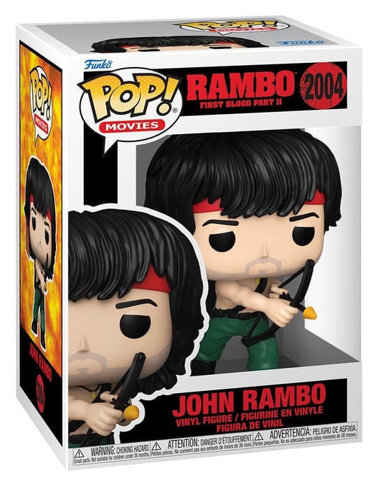 Rambo POP! Filmer Vinylfigur John Rambo m/sløyfe 9 cm