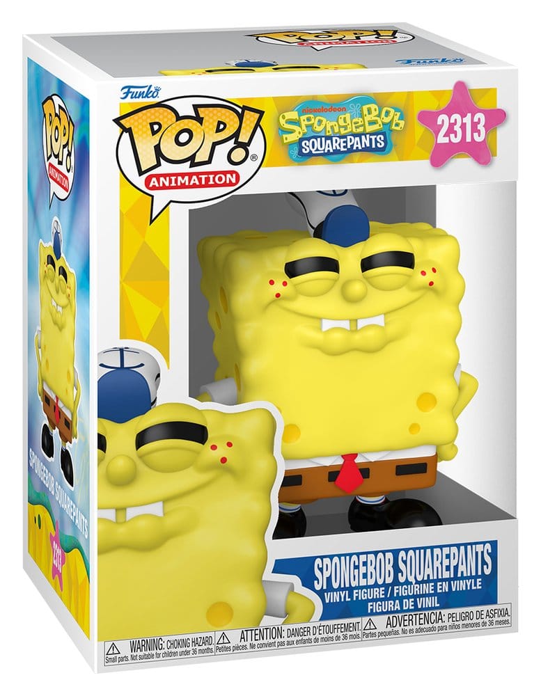 Sünger Bob Kare Pantolon POP! Animasyon Vinil Şekil Sünger Bob 9 cm