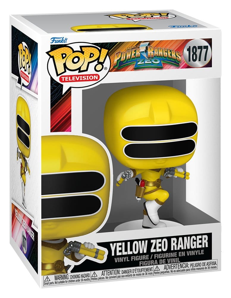 Power Rangers Zeo POP! Filmer Vinylfigurer Zeo Ranger Gul 9 cm
