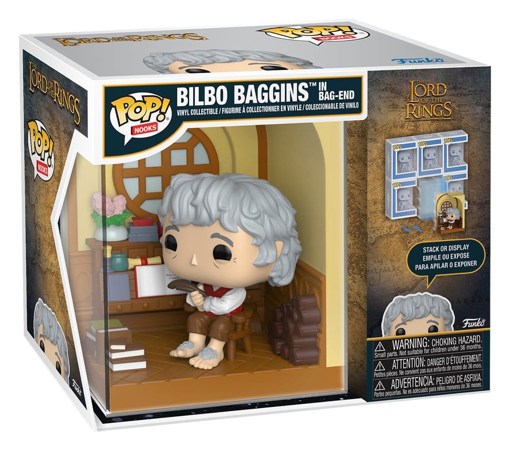 Ringenes Herre POP! Nooks Vinyl Diorama Bilbo Baggins