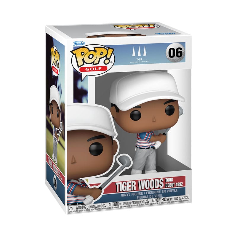 Tiger Woods POP! Golf Vinyl Figure Tour Debutto 1992 9 cm