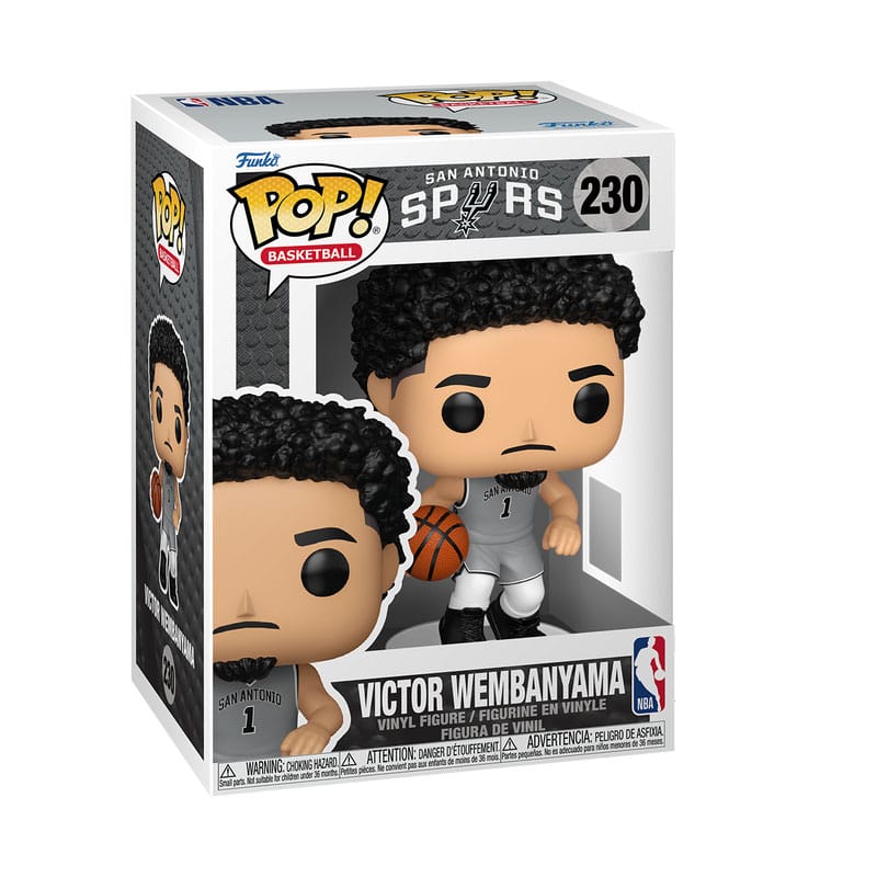 Leyendas de la NBA POP! Figura Vinilo Deportiva Spurs- Victor Wembanyama (SE) 9 cm