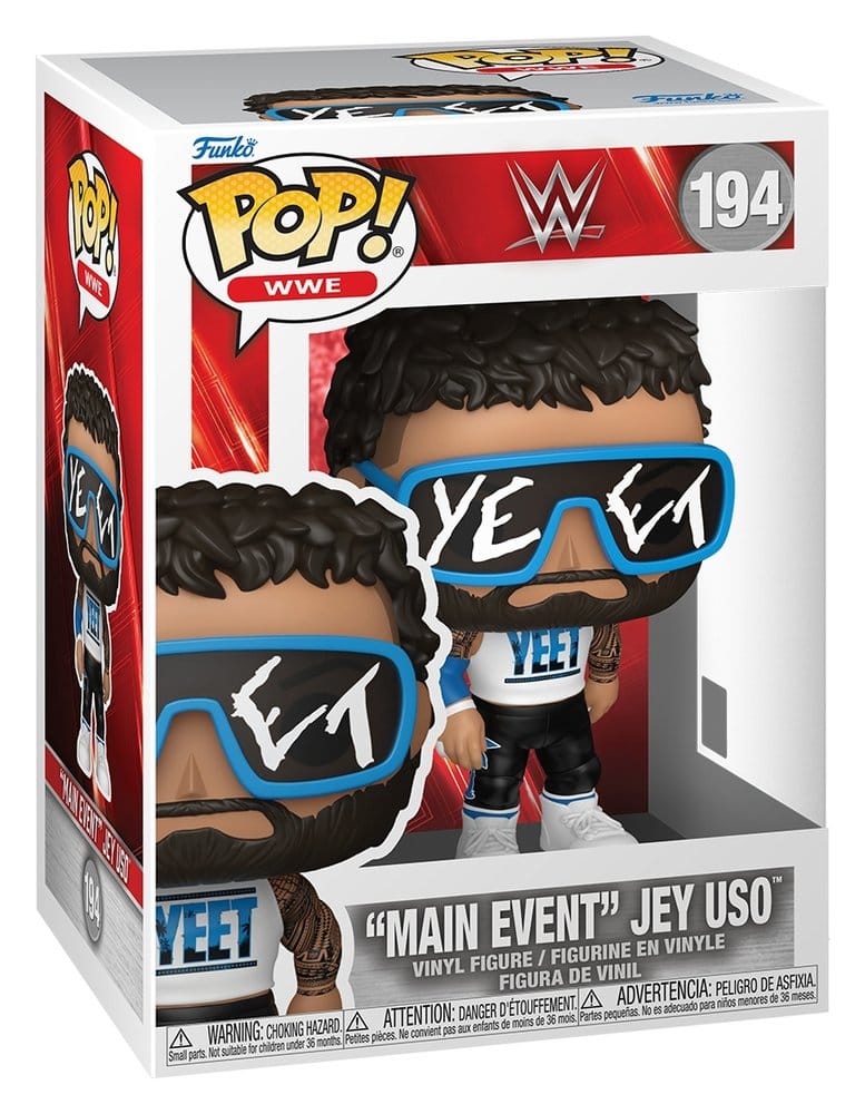 WWE POP! Vinylfigur "Main Event" Jey Uso 9 cm