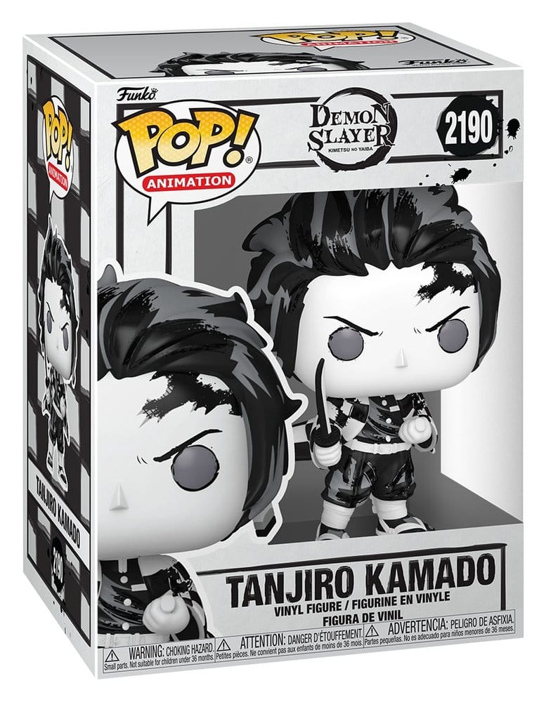 Demon Slayer: Kimetsu no Yaiba POP! Animation Vinylfigurer Tanjiro(Sumi-Ink) 9 cm