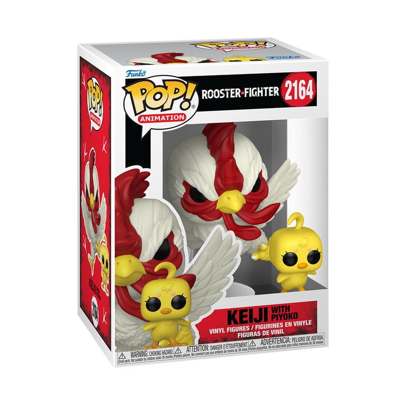 Rooster Fighter POP!&Buddy Vinylfigur Keiji & Piyoko 9 cm